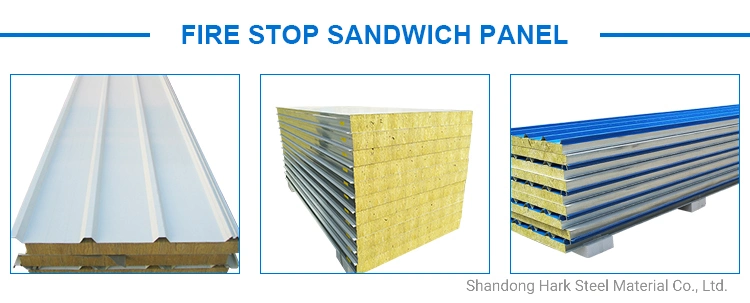 Low Price 30 40 50 80 100mm Polyurethane PIR/PUR/PU Foam Wall Metal Warehouse Building SIP Sandwich Panels