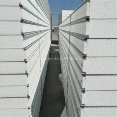 Prefabricated House Metal SIP Wall Board Insulated Z Lock Australian Style EPS/Polystyrene/Styrofoam/Foam/PU/PIR Steel Building Material Sandwich Panel